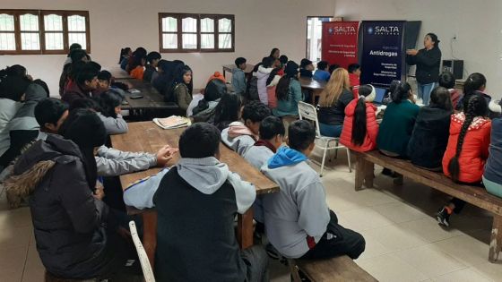 Más de 500 estudiantes participaron de los talleres de la Agencia Antidrogas en Isla de Cañas