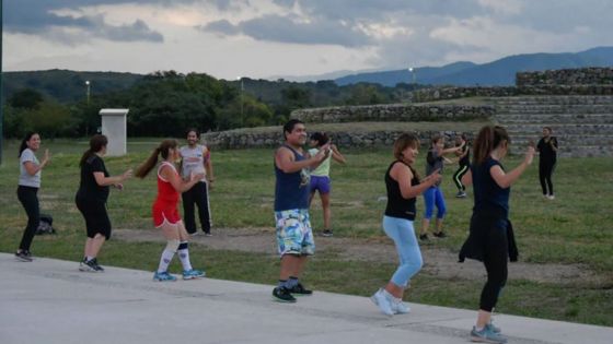 Horarios de actividad física en los Parques Urbanos en mayo