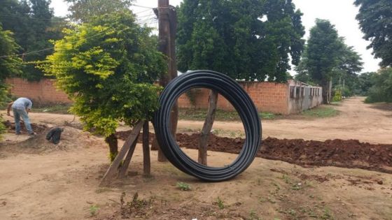 Se avanza en la conexión de red de agua en una misión originaria de Tartagal