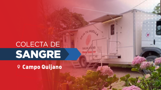 En Campo Quijano recibirán donaciones de sangre este miércoles