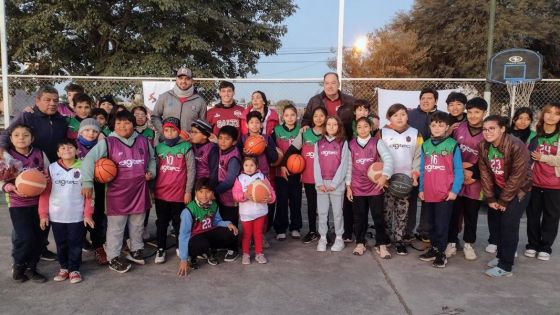 Referentes de Salta Basket visitaron la escuela deportiva de San Luis