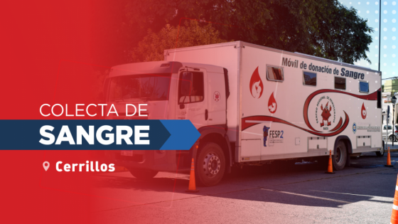 Se recibirán hoy donaciones de sangre en Cerrillos