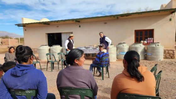 Familias de distintos puntos de la provincia cuentan con depósitos de agua segura