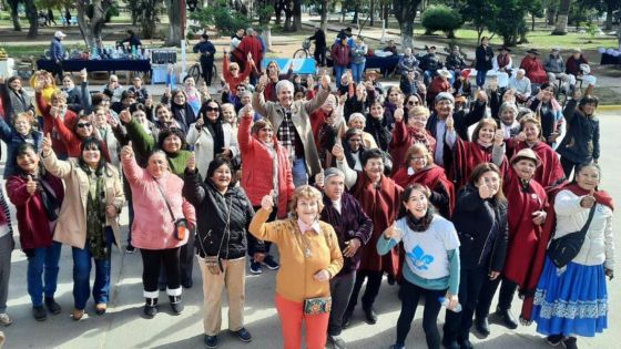 La Secretaría de las Personas Mayores realizó una  jornada recreativa en El Tala