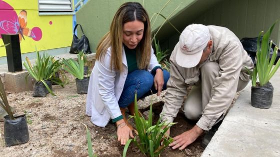 Los Parques Urbanos donaron plantines al Hospital Materno Infantil