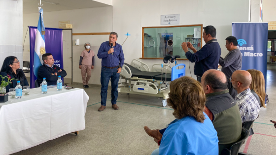 El hospital de Cafayate recibió en donación una cama para partos y dos monitores fetales