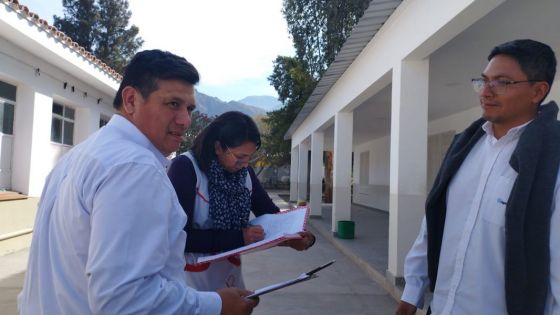 Aguas del Norte relevó las instalaciones internas en escuelas de Cafayate