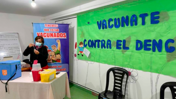 Inició la vacunación contra el dengue en el Valle de Lerma