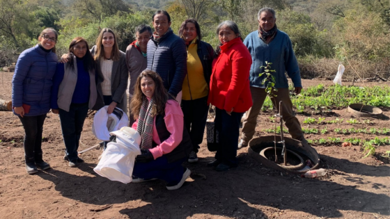 El equipo de la Secretaría de las Mujeres recorrió cooperativas de mujeres de El Jardín