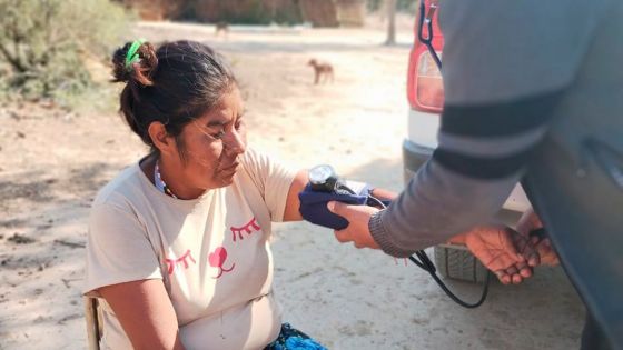 Se realizó un barrido sanitario en comunidades originarias de Santa Victoria Este