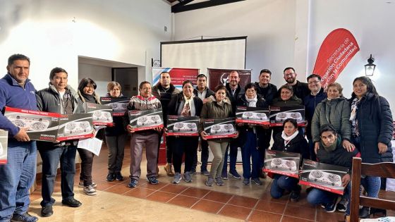 Valle de Lerma: más de 40 familias recibieron su anafe eléctrico