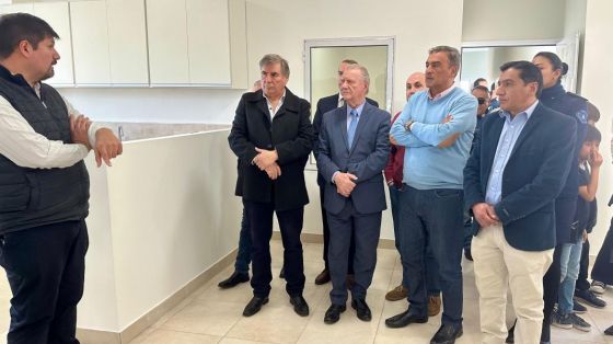 Marocco y Mangione participaron en la inauguración de una clínica en General Güemes