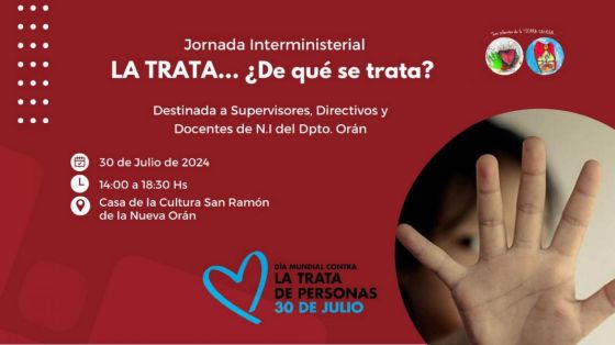 Jornada Interministerial de sensibilización sobre la trata de personas