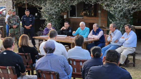 Reunión de seguridad con productores agropecuarios del Valle de Lerma