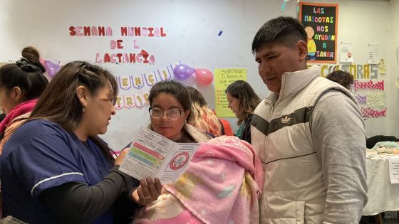 En el Materno Infantil capacitaron a trabajadores de la salud para fomentar la lactancia materna