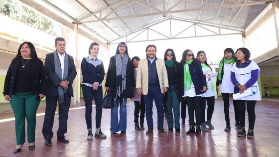 El gobernador Sáenz anunció que la Provincia retomó obras en la escuela Normal de Cafayate