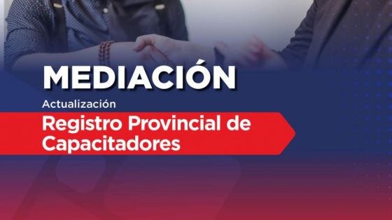 Actualización del registro provincial de formadores de mediadores