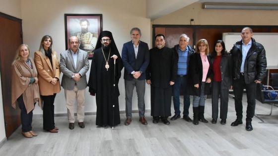 El ministro Villada recibió al Monseñor Santiago El Khoury de la Iglesia Ortodoxa del Patriarcado de Antioquia