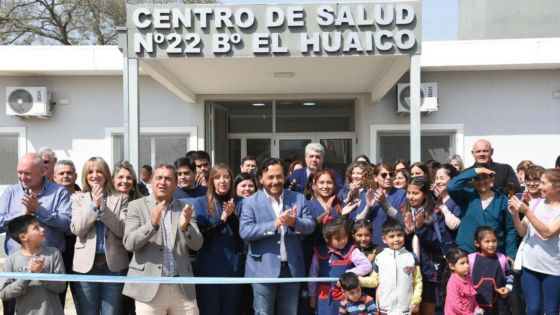 Gustavo Sáenz habilitó el Centro de Salud de El Huaico, mejorando la atención primaria a más de 25 mil vecinos