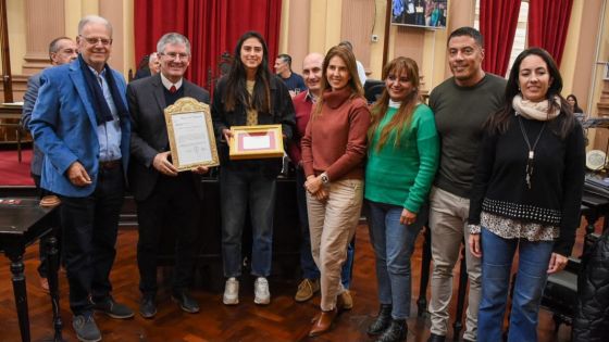 La Cámara de Diputados homenajeó a Valentina Raposo