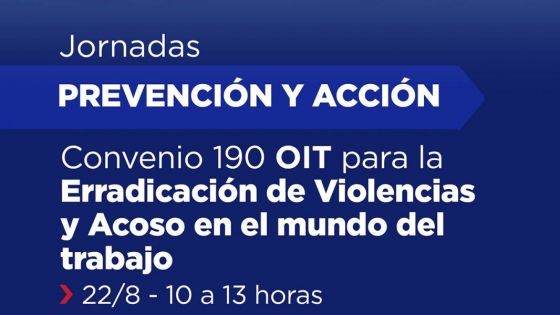 Hoy inician las Jornadas “Prevención y Acción