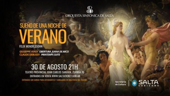 La Orquesta Sinfónica de Salta y el Estudio Coral de Salta se presentan en el Teatro Provincial