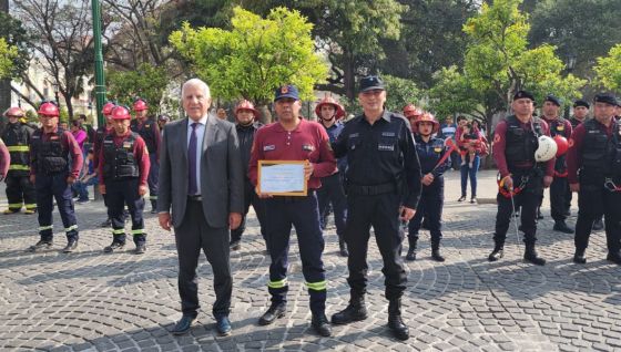 El Departamento Bomberos de la Policía de Salta celebró 160 años de su creación