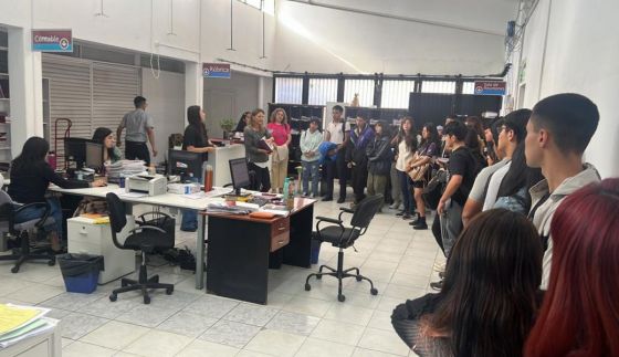 Estudiantes secundarios visitaron las instalaciones del Registro Público de Sociedades de Salta