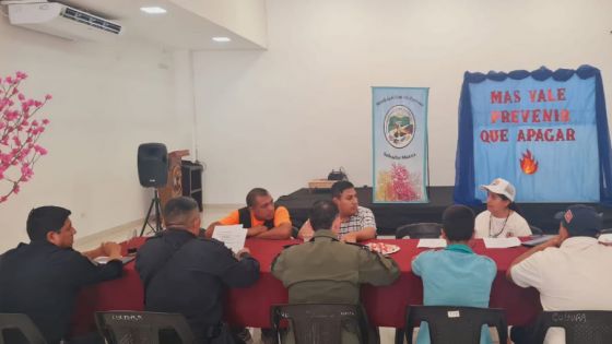 Mesa multidisciplinaria por la gestión de riesgos ante incendios forestales en el norte provincial