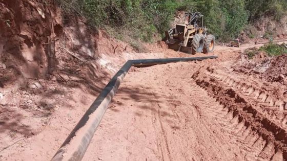 Etapa final del reemplazo del tercer tramo del acueducto El Aguay