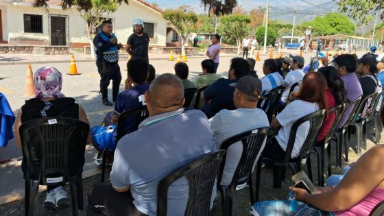 Jornada de concientización vial en Campo Quijano