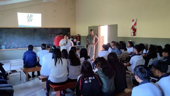 Activa participación de estudiantes en la jornada de educación vial en San Agustín