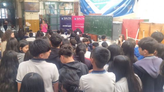 Más de 14 mil estudiantes fueron concientizados por la Agencia Antidrogas