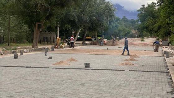 Pavimentación de la avenida Islas Malvinas en Animaná