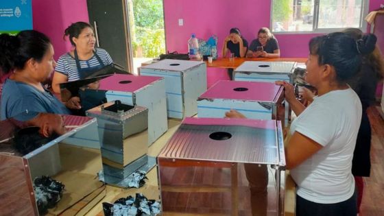 Curso de cocinas ecológicas para familias originarias de Aguaray