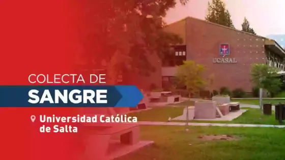 El Centro Regional de Hemoterapia colectará sangre hoy en la UCASAL