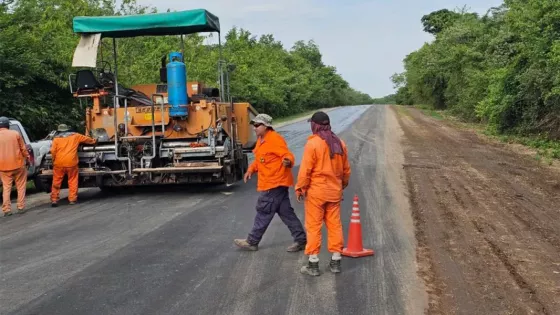 Avanza la repavimentación de la ruta provincial 5 entre Lumbreras y Ceibalito