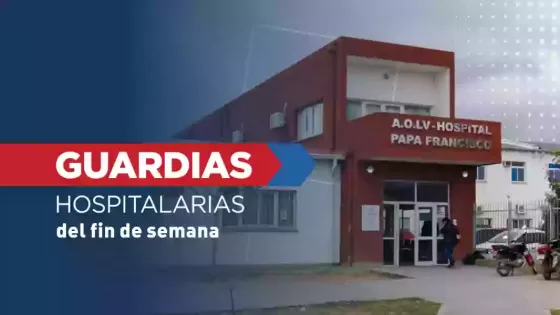 Más de 2500 personas fueron asistidas en guardias hospitalarias durante el fin de semana