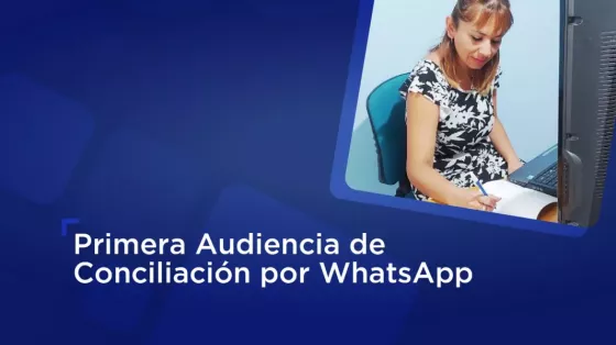 Primera Audiencia de Conciliación por WhatsApp en la Delegación de Defensa del Consumidor de Güemes