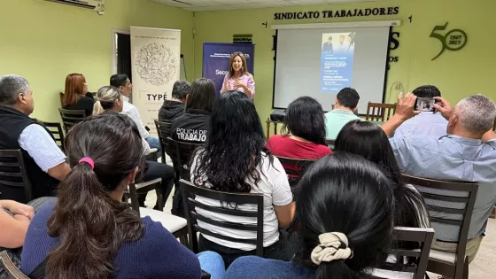 Trabajadores pasteleros se capacitaron en la prevención de la violencia y el acoso laboral