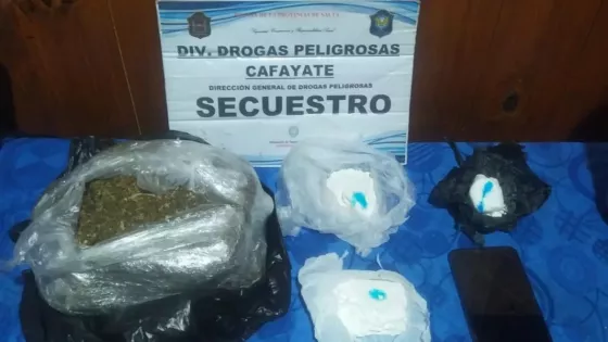 Detenido con más de 5600 dosis de drogas en un control vial