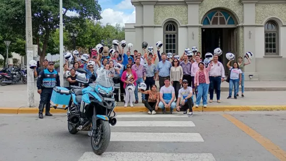 Motociclistas de General Güemes fueron concientizados sobre el uso del casco