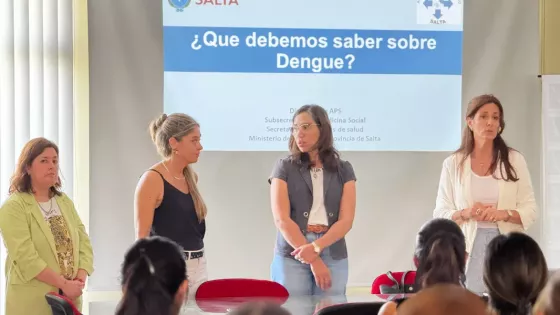 Charla informativa para la prevención del dengue destinada a operadores de Niñez