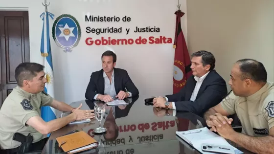 Presentación de autoridades de Seguridad y Justicia ante la Jefatura Mayor Policial