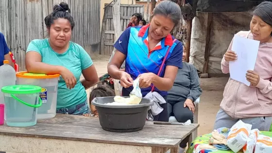 Jornadas de elaboración de pan en comunidades indígenas de Tartagal