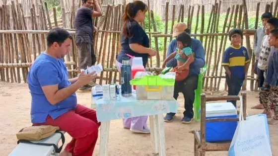 Operativos sanitarios en Rivadavia Banda Norte y Santa Victoria Este