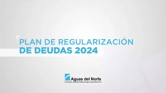 Plan de regularización de deudas de agua y saneamiento