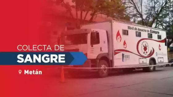 El Centro Regional de Hemoterapia colectará sangre hoy en Metán