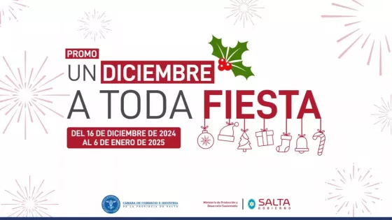 Hoy se realizará el primer sorteo de “Un diciembre a toda fiesta”