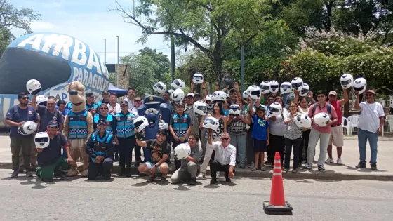 En Orán, la Agencia Provincial de Seguridad Vial promueve el uso del casco 